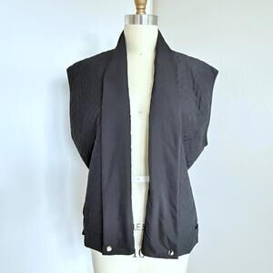 Modern Black Vest | DAY Birger et Mikkelsen Woman Quilted Vest – Black, Size XL